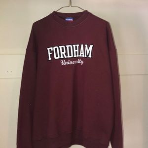 Vintage looking Fordham Crew neck